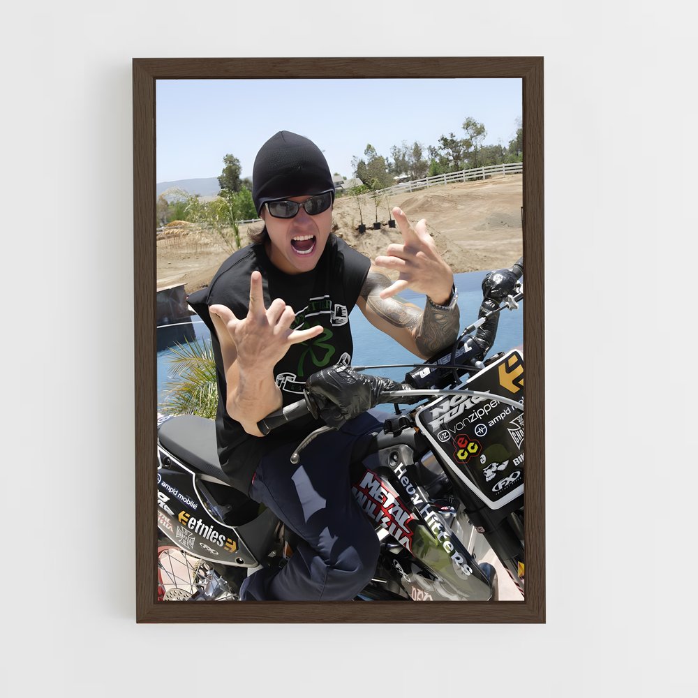 Poster Ride with Deegan – affiche Motocross freestyle (vue 5)